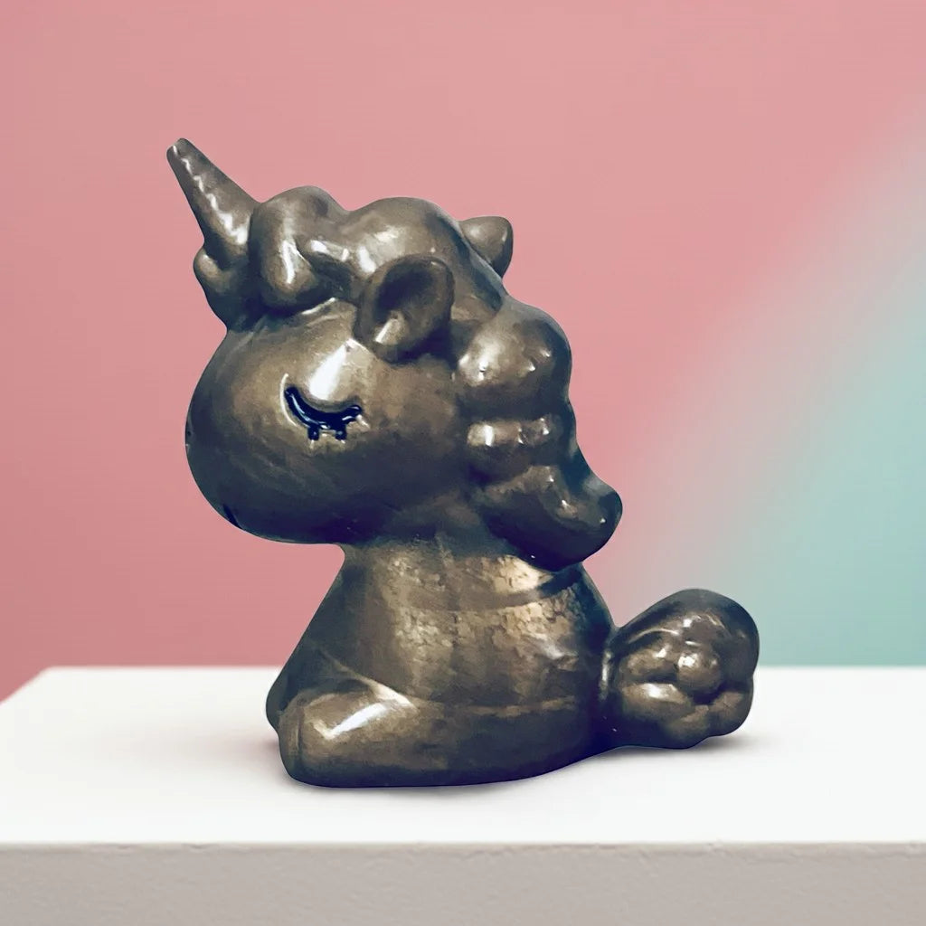 Resin Baby Unicorn Statue Figurines image 2