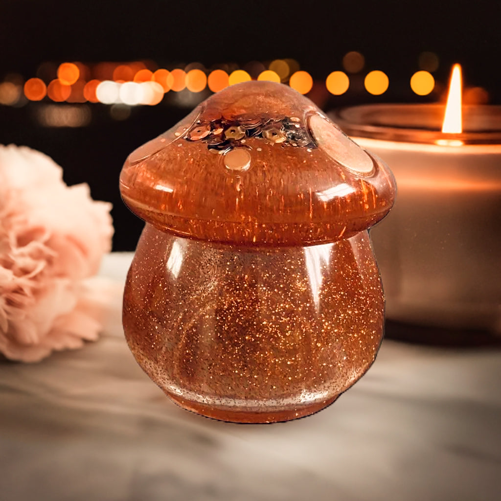 Quirky Resin Mushroom Trinket Jars image 1