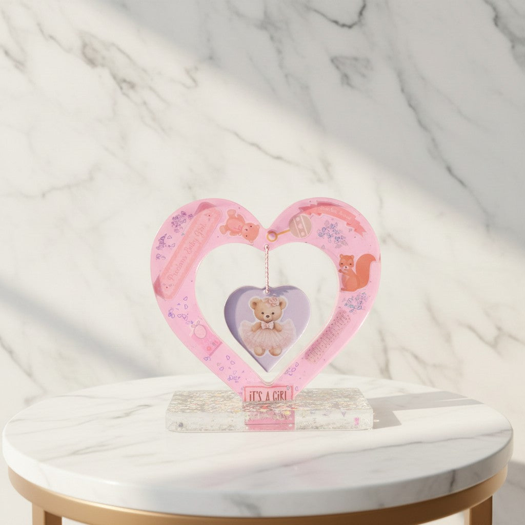 New Baby Gifts Heart Teddy bear Ornaments image 1