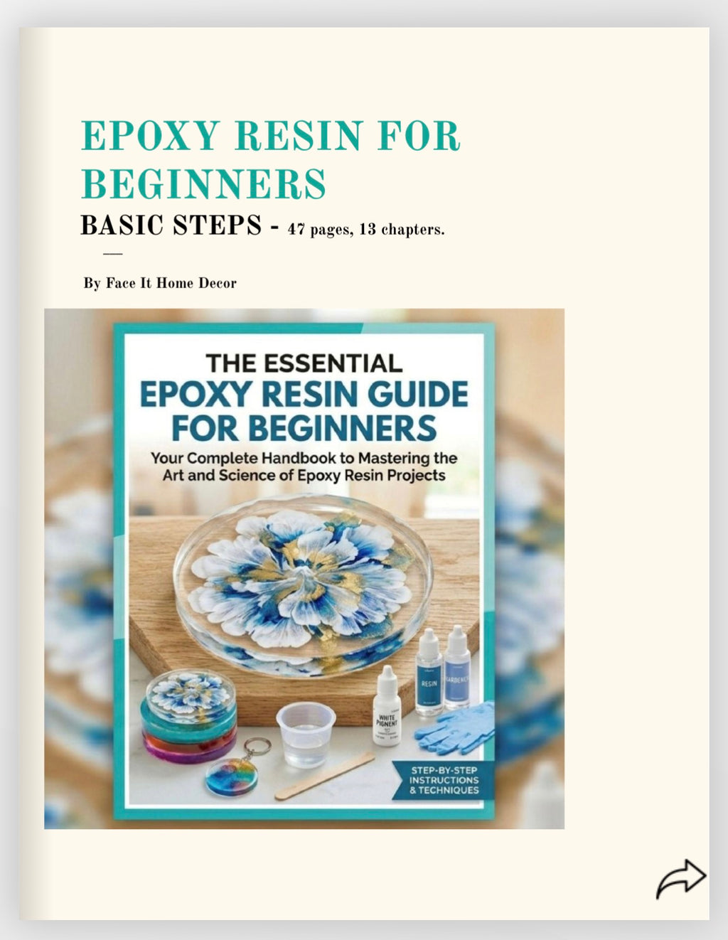 Digital Ebook Epoxy Resin For Beginners Guide Digital Download