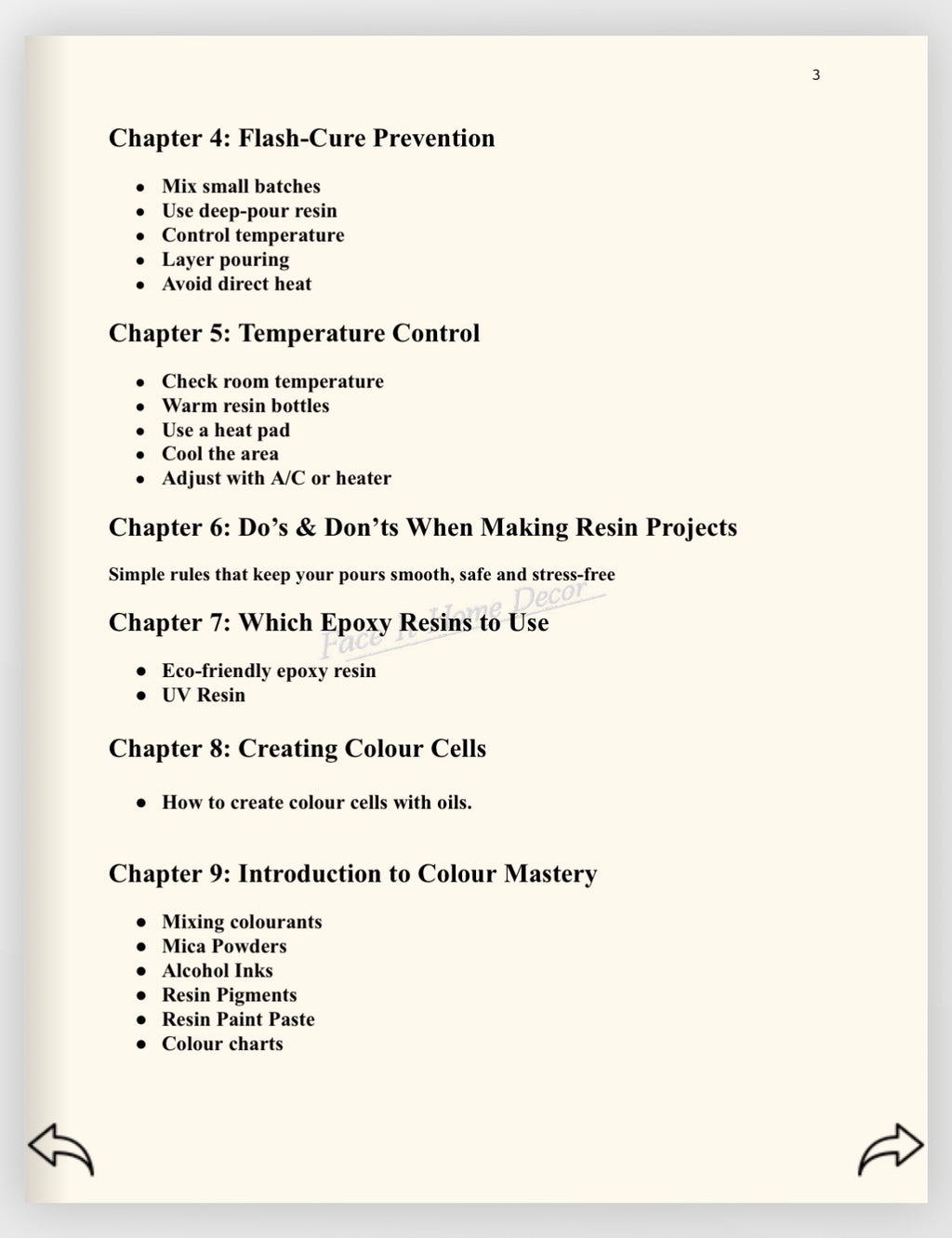 Digital Ebook Epoxy Resin For Beginners Guide Digital Download