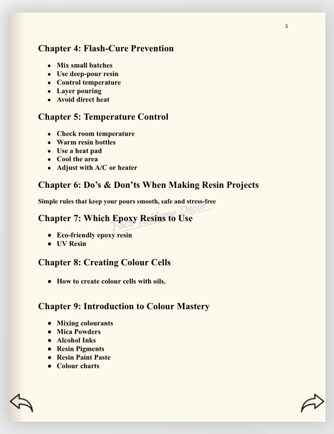 Digital Ebook Epoxy Resin For Beginners Guide Digital Download