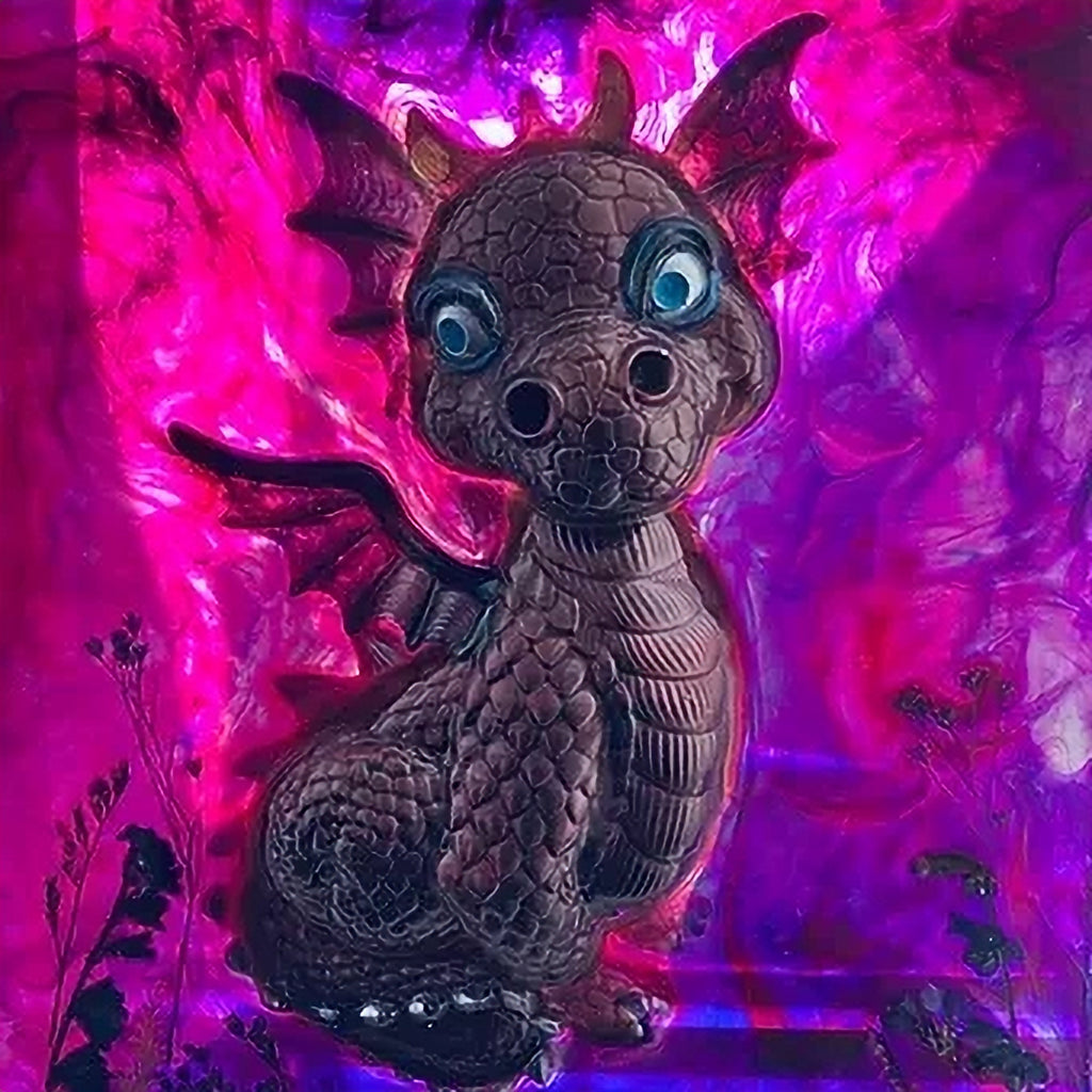 Baby Dragon 3D Picture Wall Art Decal image 1