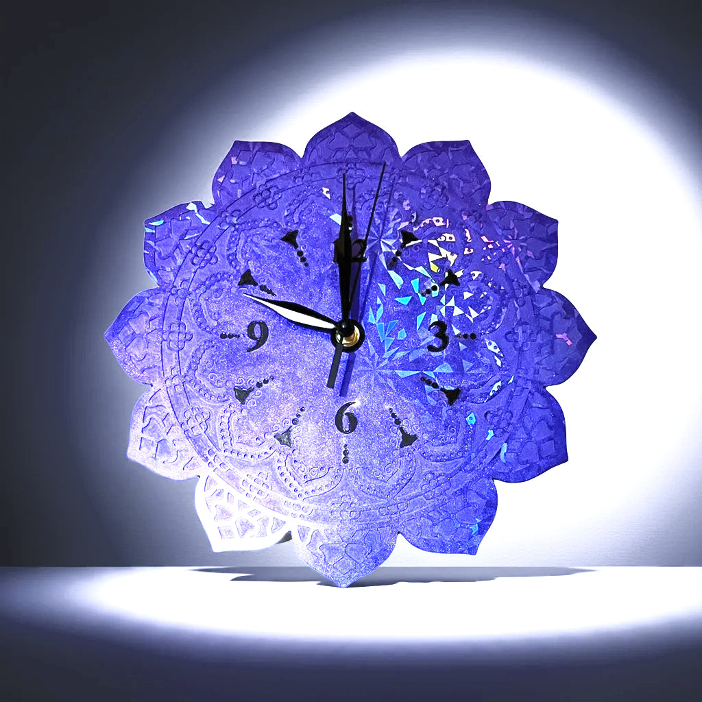Holographic Resin Wall Clocks  image 5