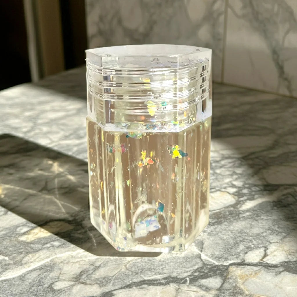 Handmade Glitter Resin Storage Spice Jars image 1