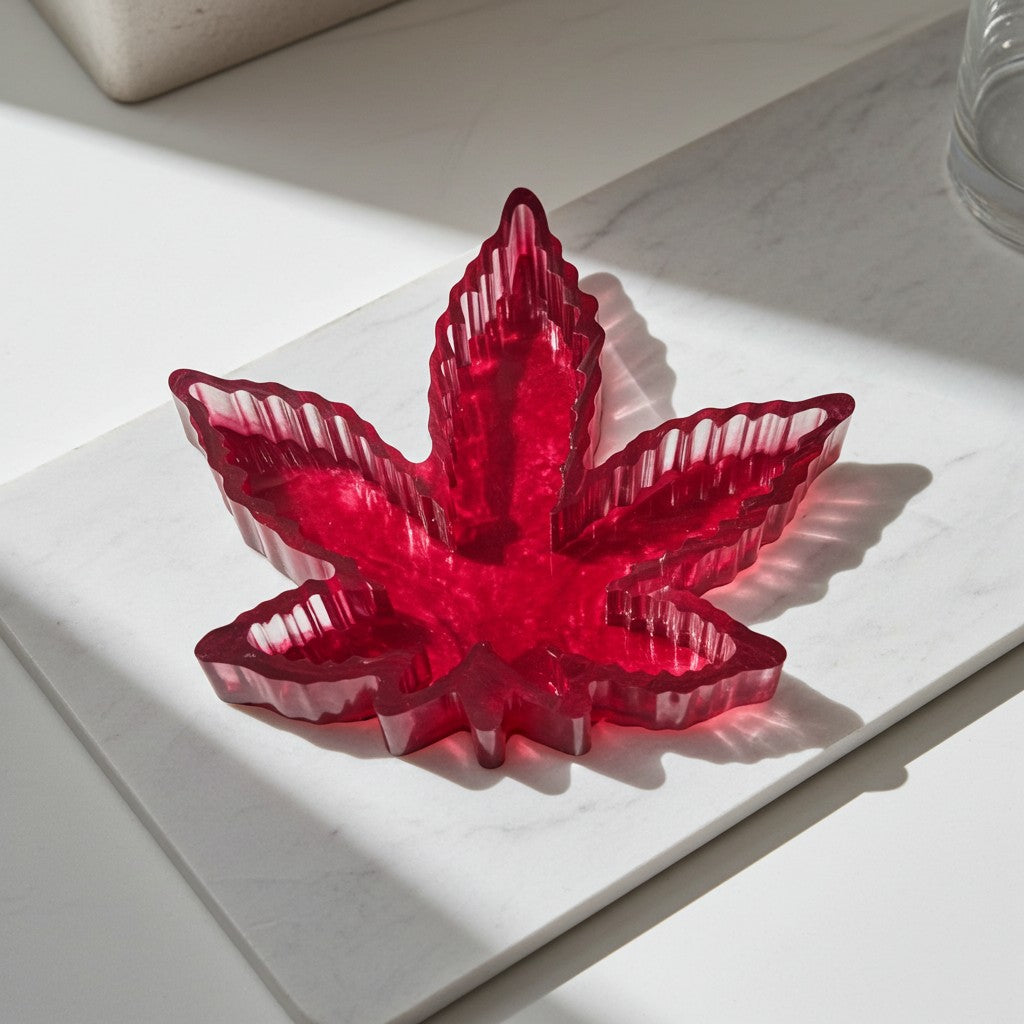Maple Leaf Resin Ashtray Home Decor image 8