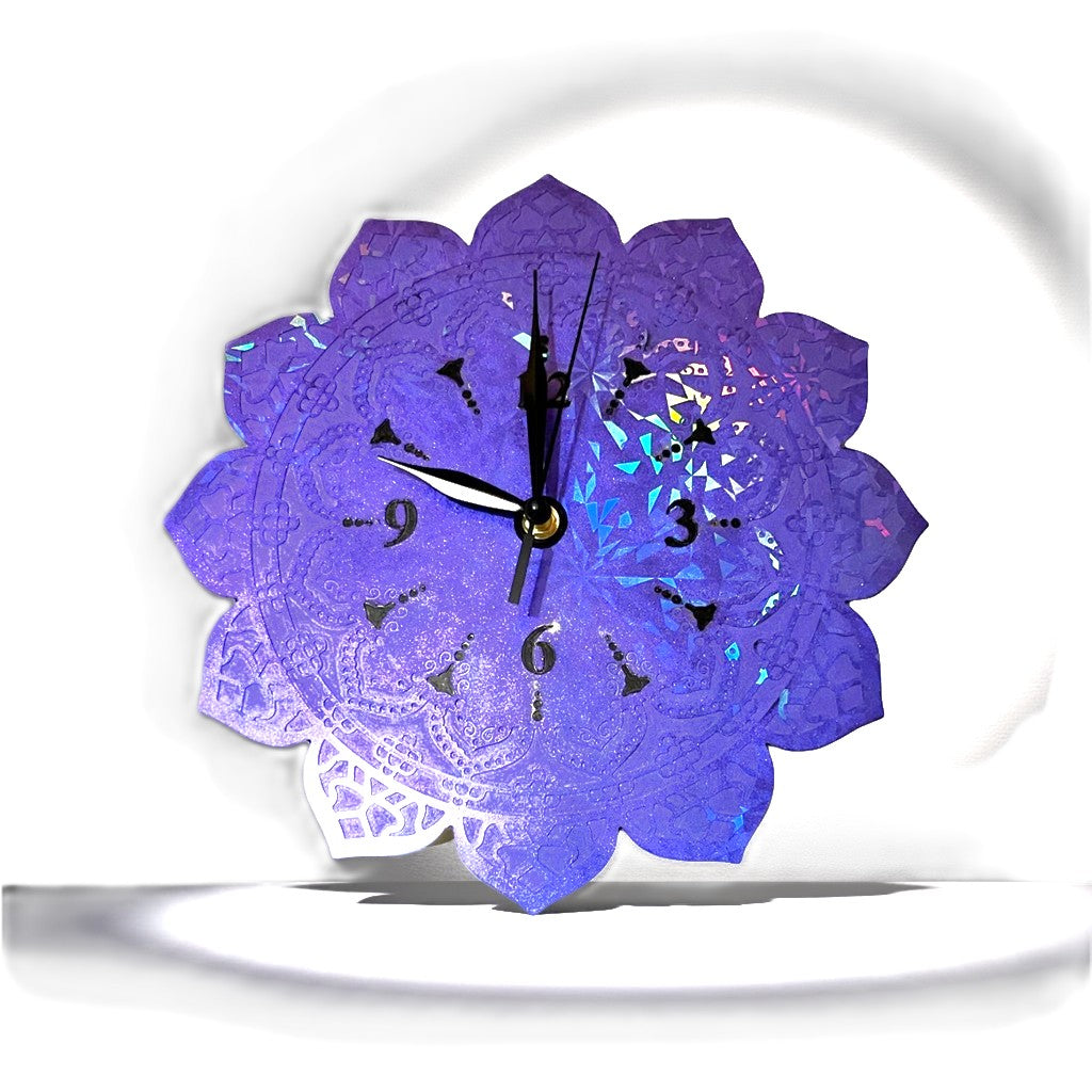 Holographic Resin Wall Clocks  image 0