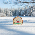 Hand Painted Hanging Wooden Fairy Log Slice image 0
