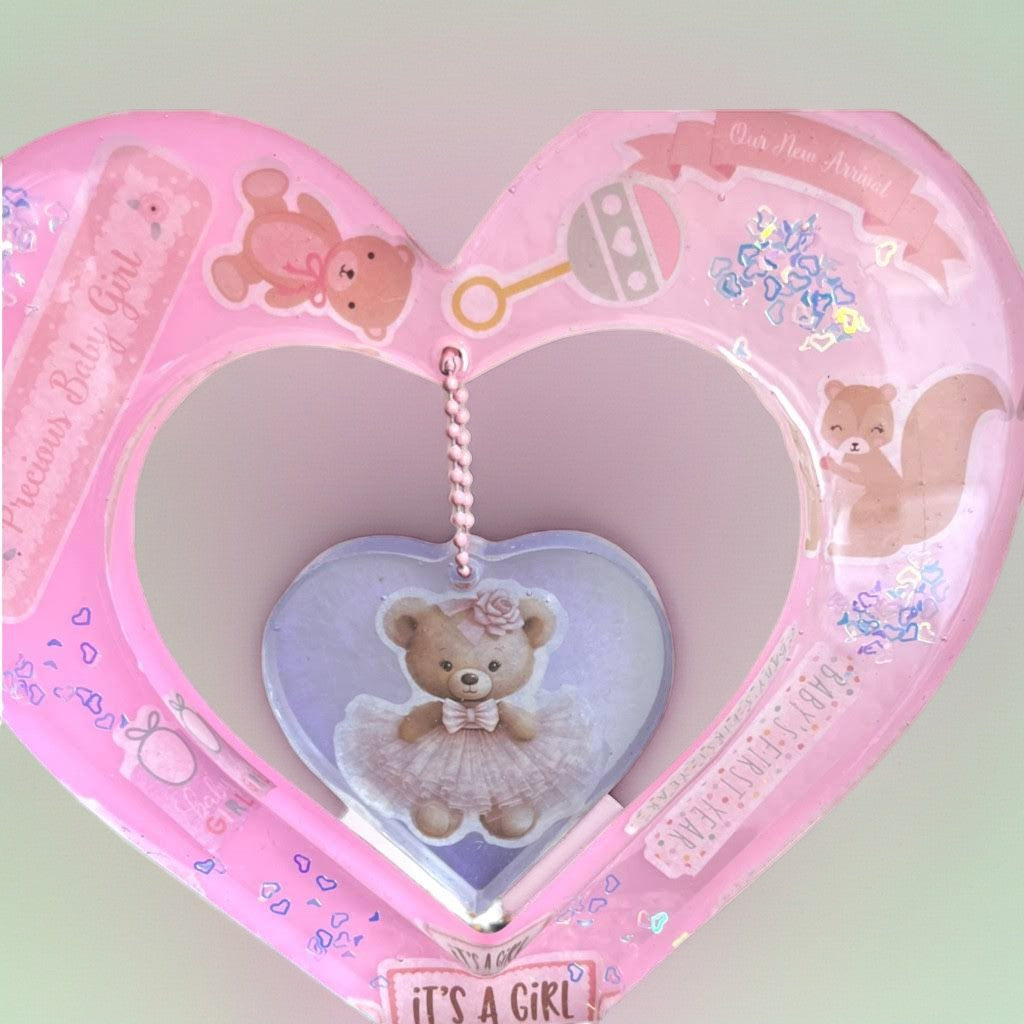 New Baby Gifts Heart Teddy bear Ornaments image 3