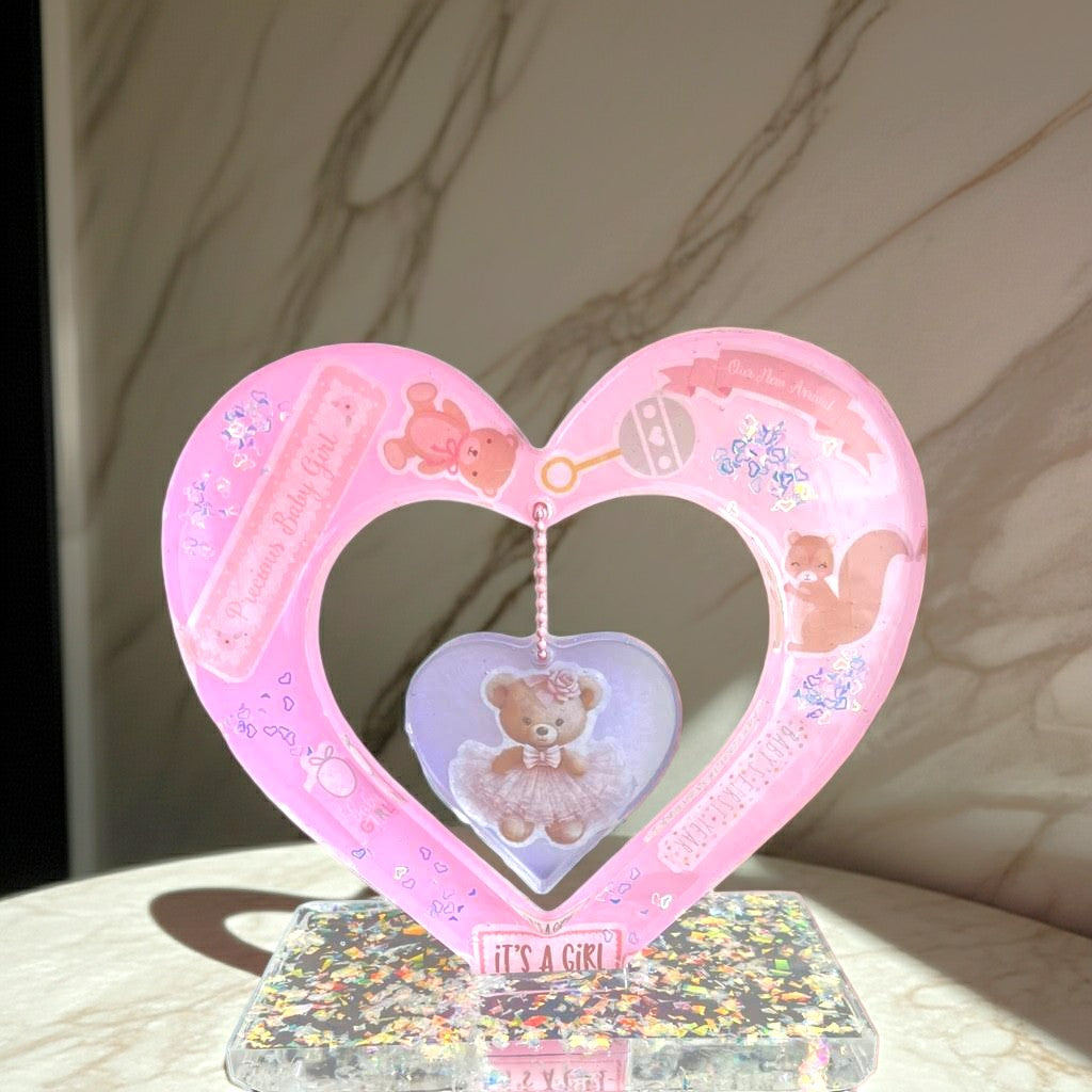 New Baby Gifts Heart Teddy bear Ornaments image 2