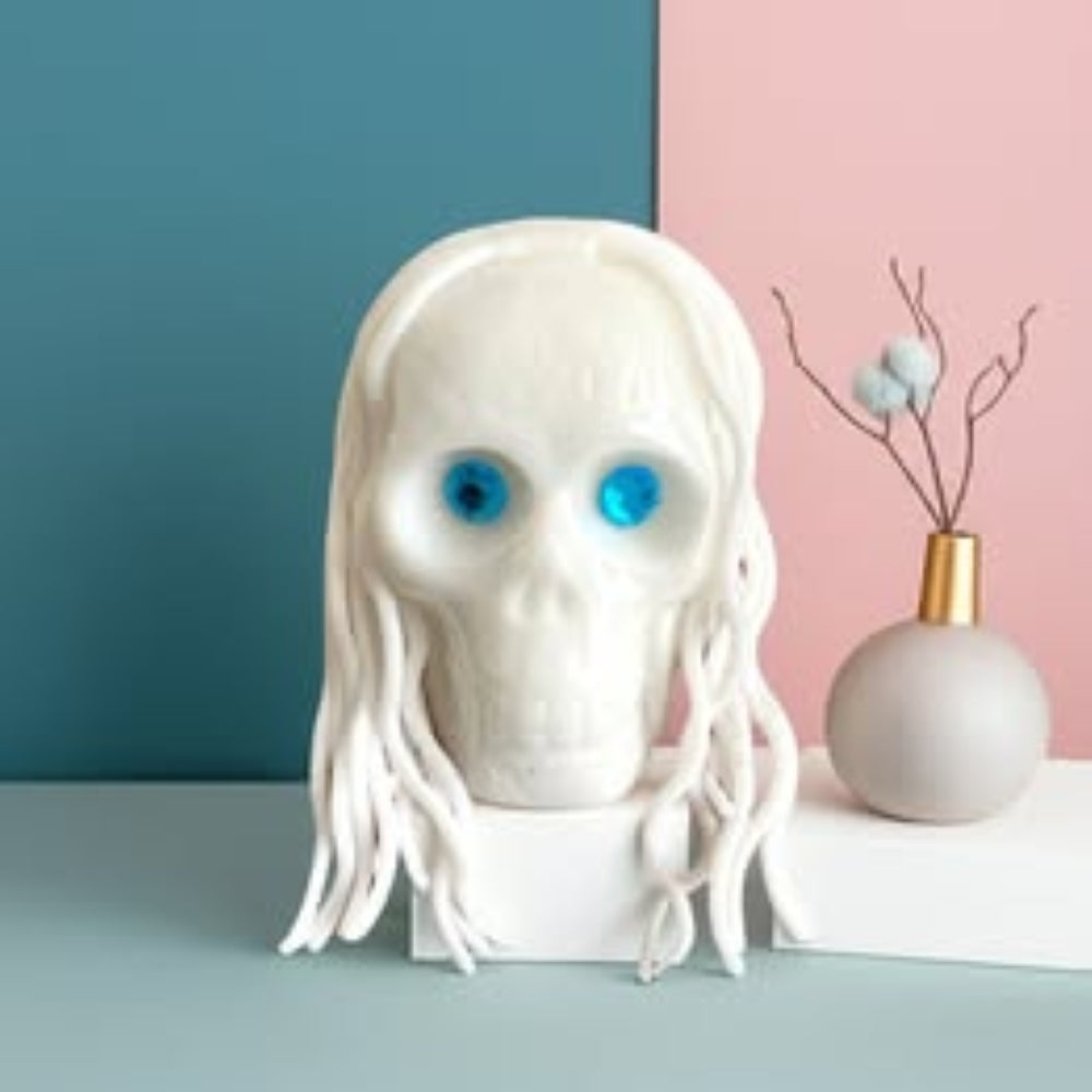 Handmade Resin Novelty Skull Ornament Sculpture Gifts