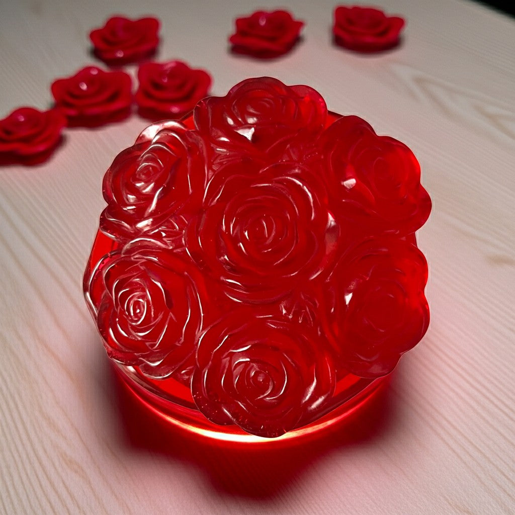 Valentine Mother's Day Red Rose Trinket Jars image 7