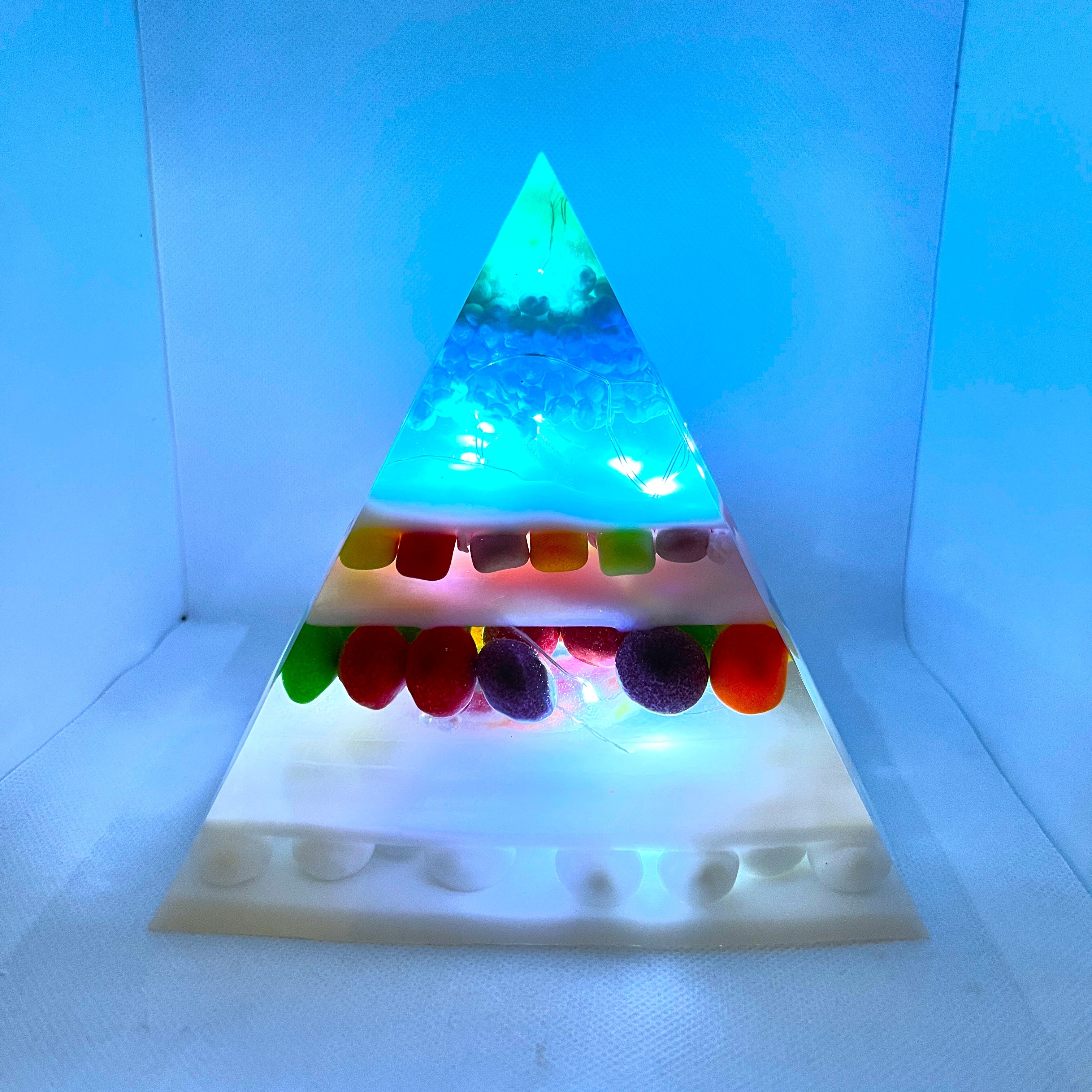 Bespoke Large Resin Pyramid Lamp image 4