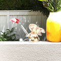 Led Pink Bunny Flower Vase image 0