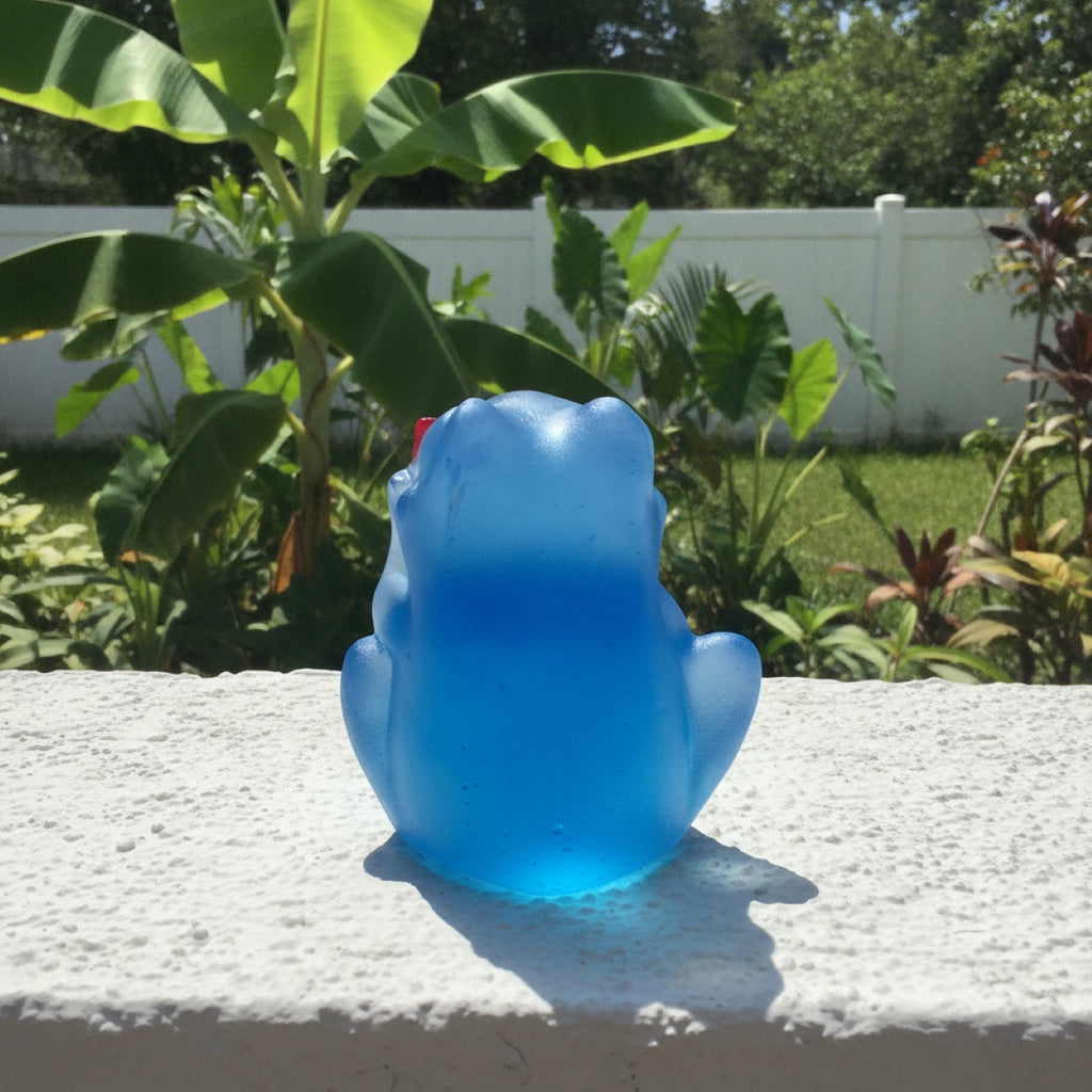 Handmade Novelty Funny Finger Resin Frog Statue Ornaments