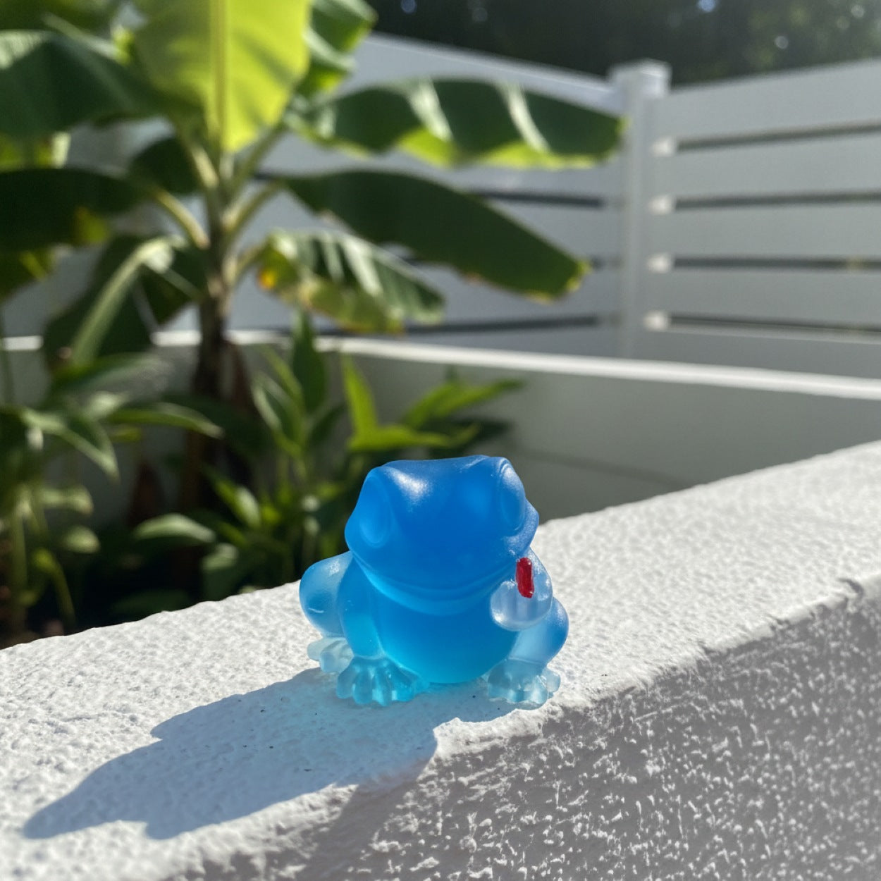 Handmade Novelty Funny Finger Resin Frog Statue Ornaments