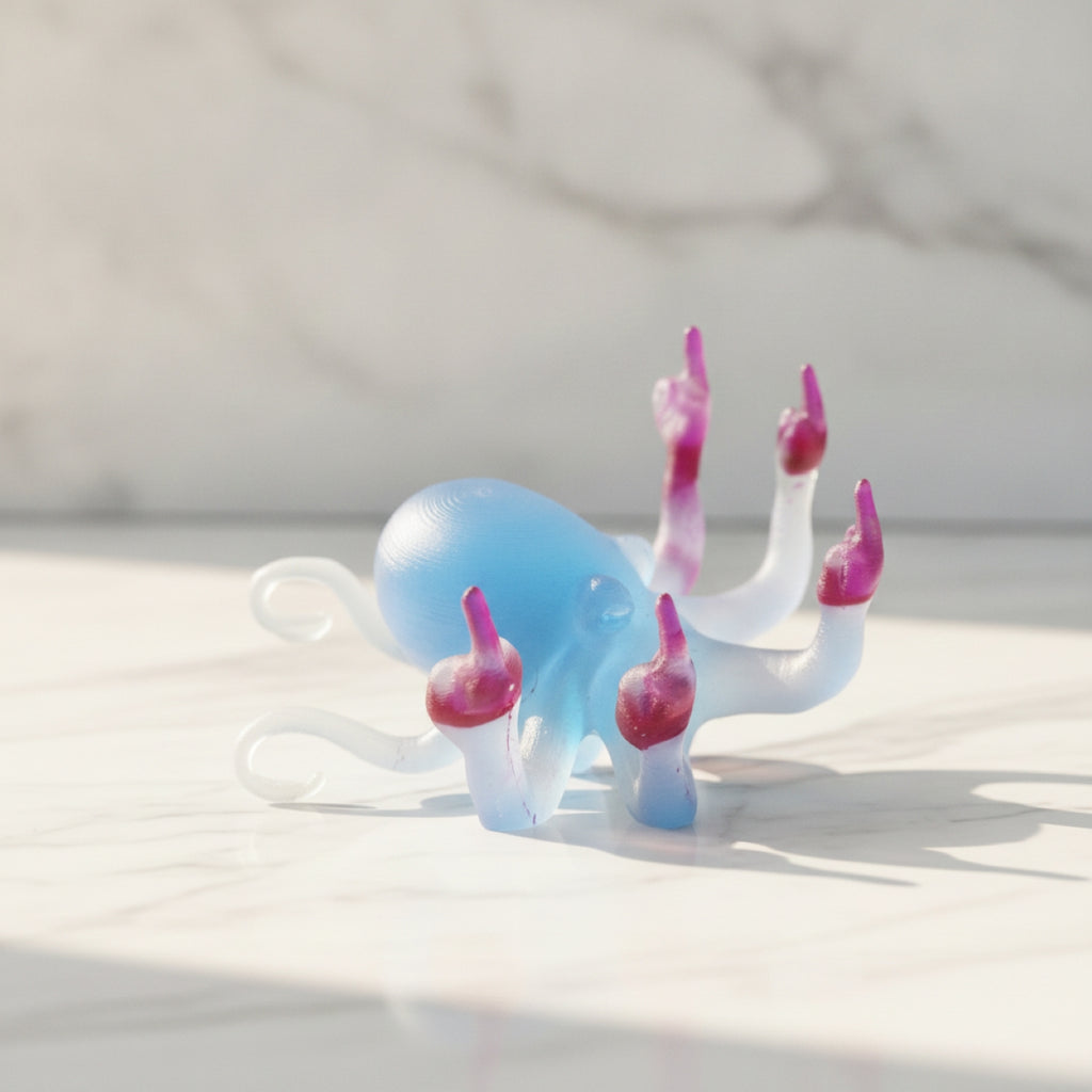 Handmade Novelty Funny Fingers Octopus Ring Holder Organiser Ornaments