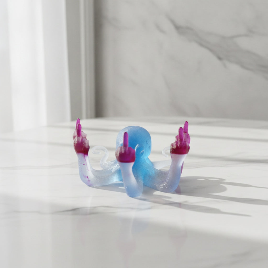 Handmade Novelty Funny Fingers Octopus Ring Holder Organiser Ornaments