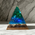 Bespoke Handmade Resin Mermaid Pyramid Lamp