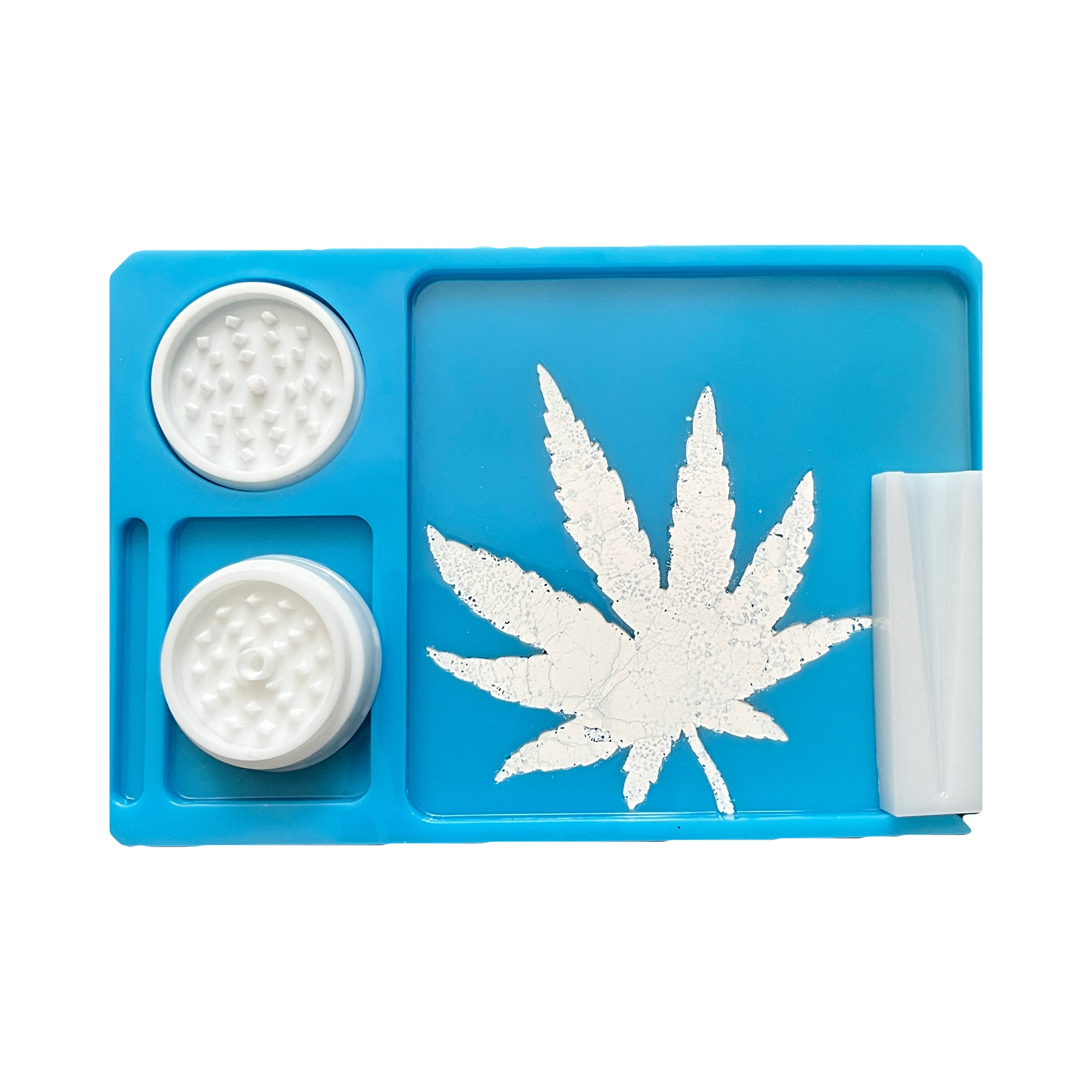 Large Handmade Resin Rolling Weed Tray And Grinder