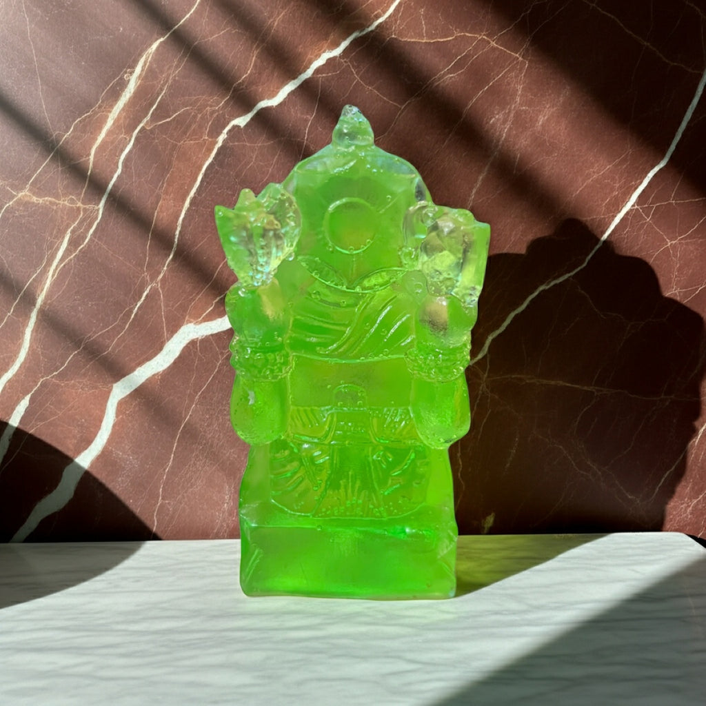 Handmade Indian Lord Ganesha Resin Statue