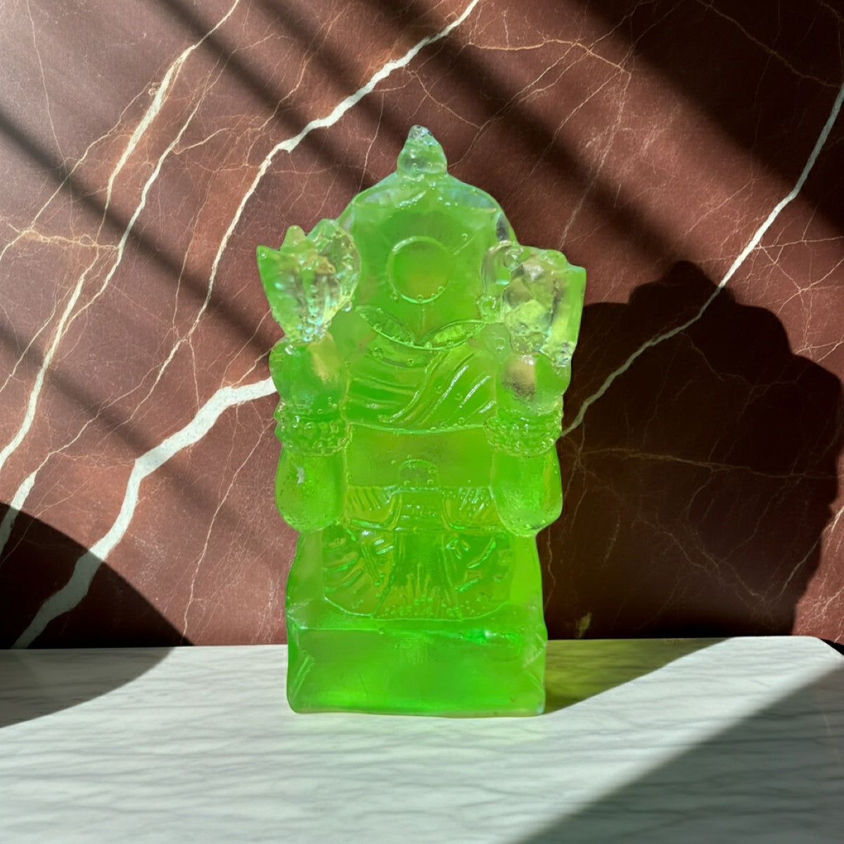 Handmade Indian Lord Ganesha Resin Statue