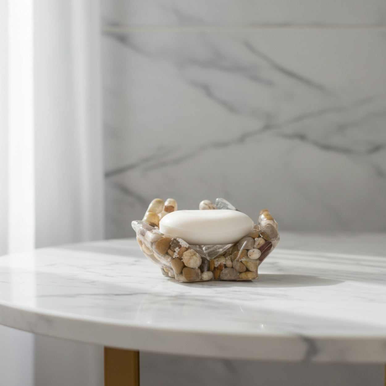 Resin Stone Giving Spiritual Hands Ornament