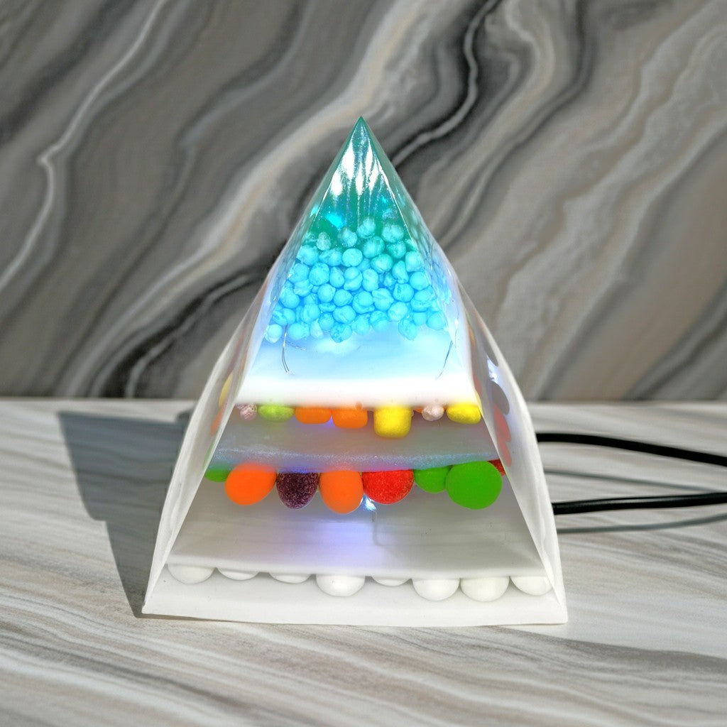Bespoke Large Resin Pyramid Lamp image 2