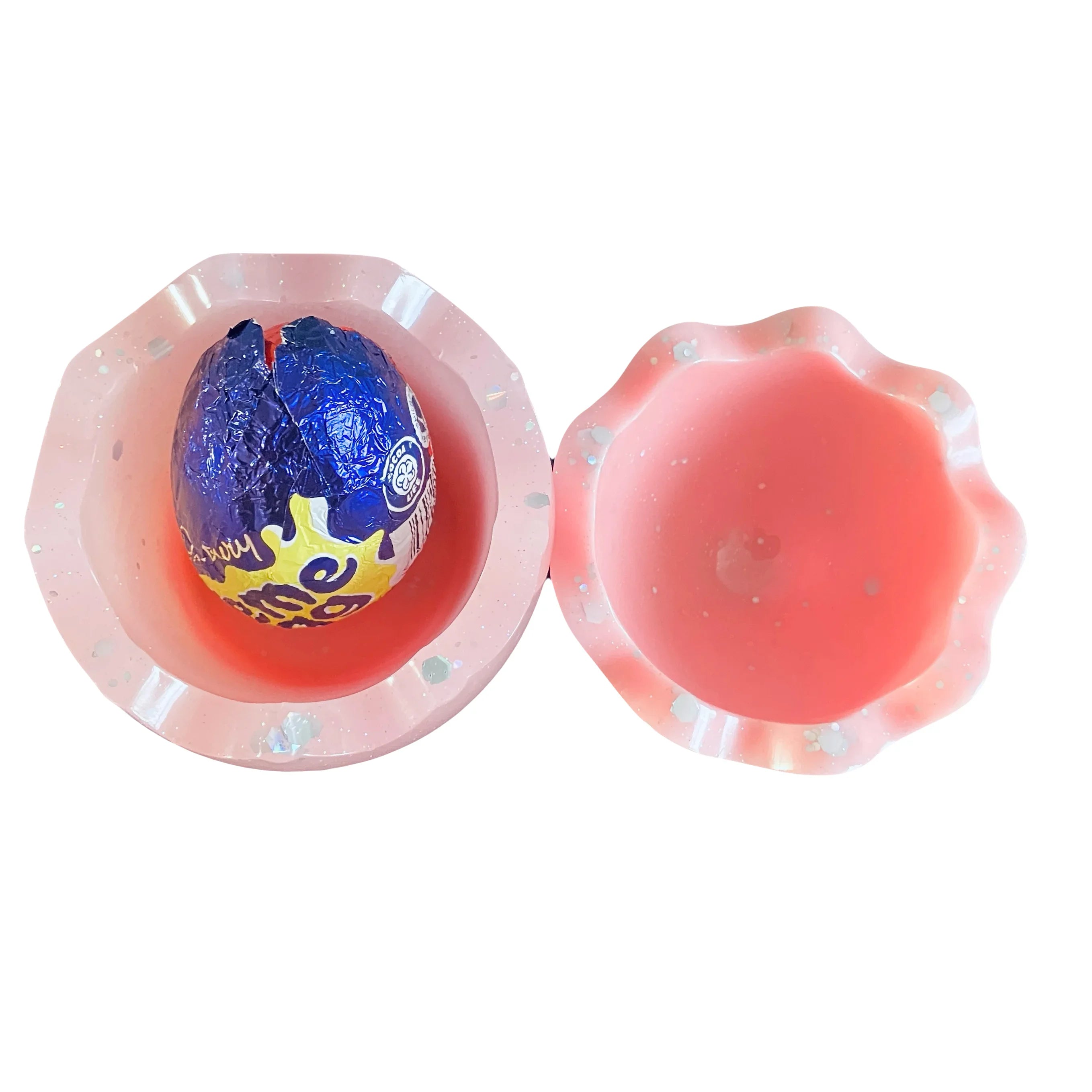 Candleholder handmade resin egg cups image 4