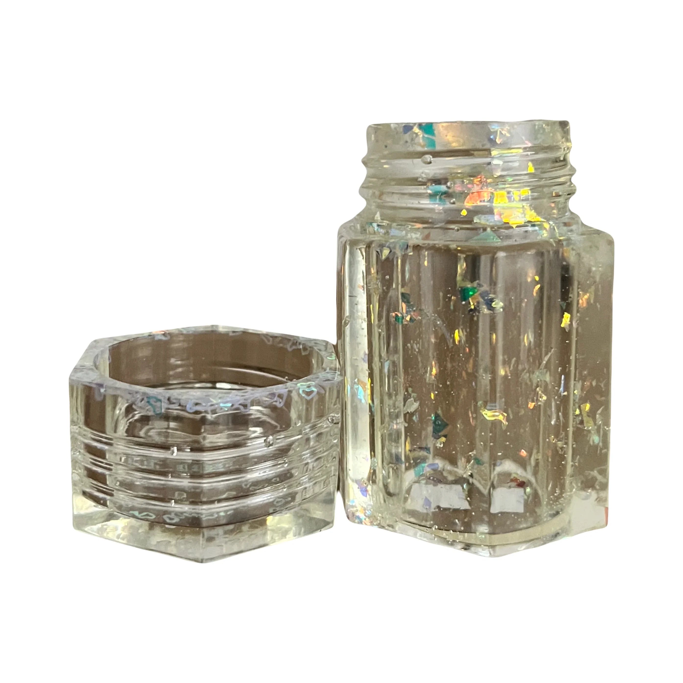 Handmade Glitter Resin Storage Spice Jars image 3