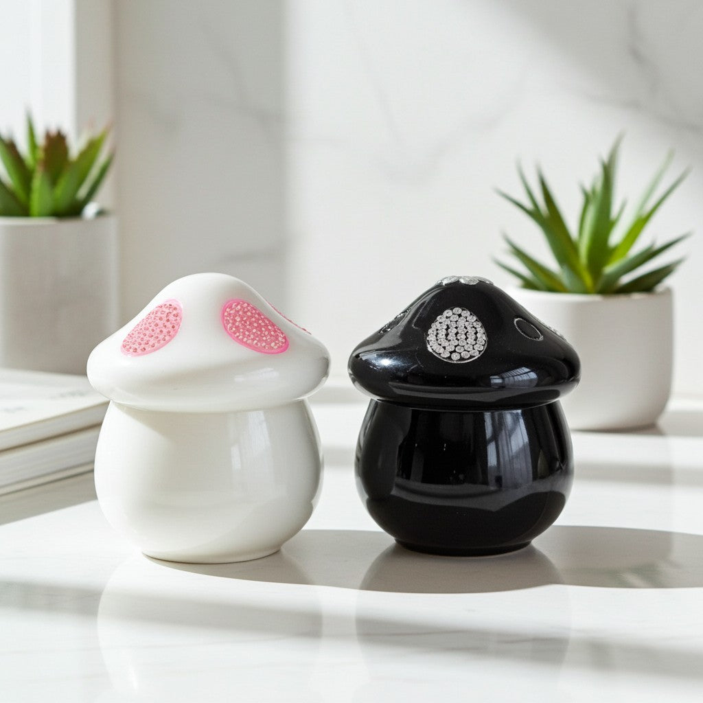 Quirky Resin Mushroom Trinket Jars image 0