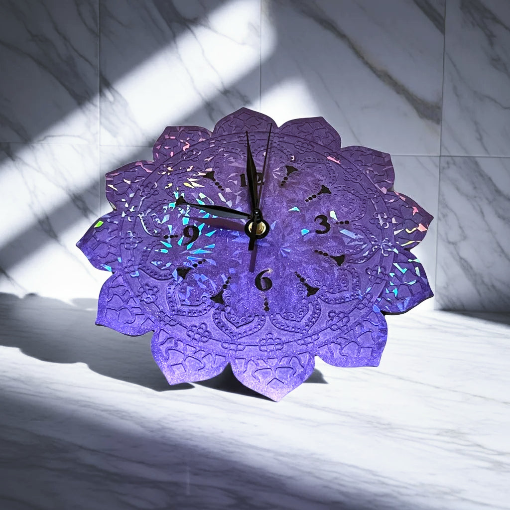 Holographic Resin Wall Clocks  image 6