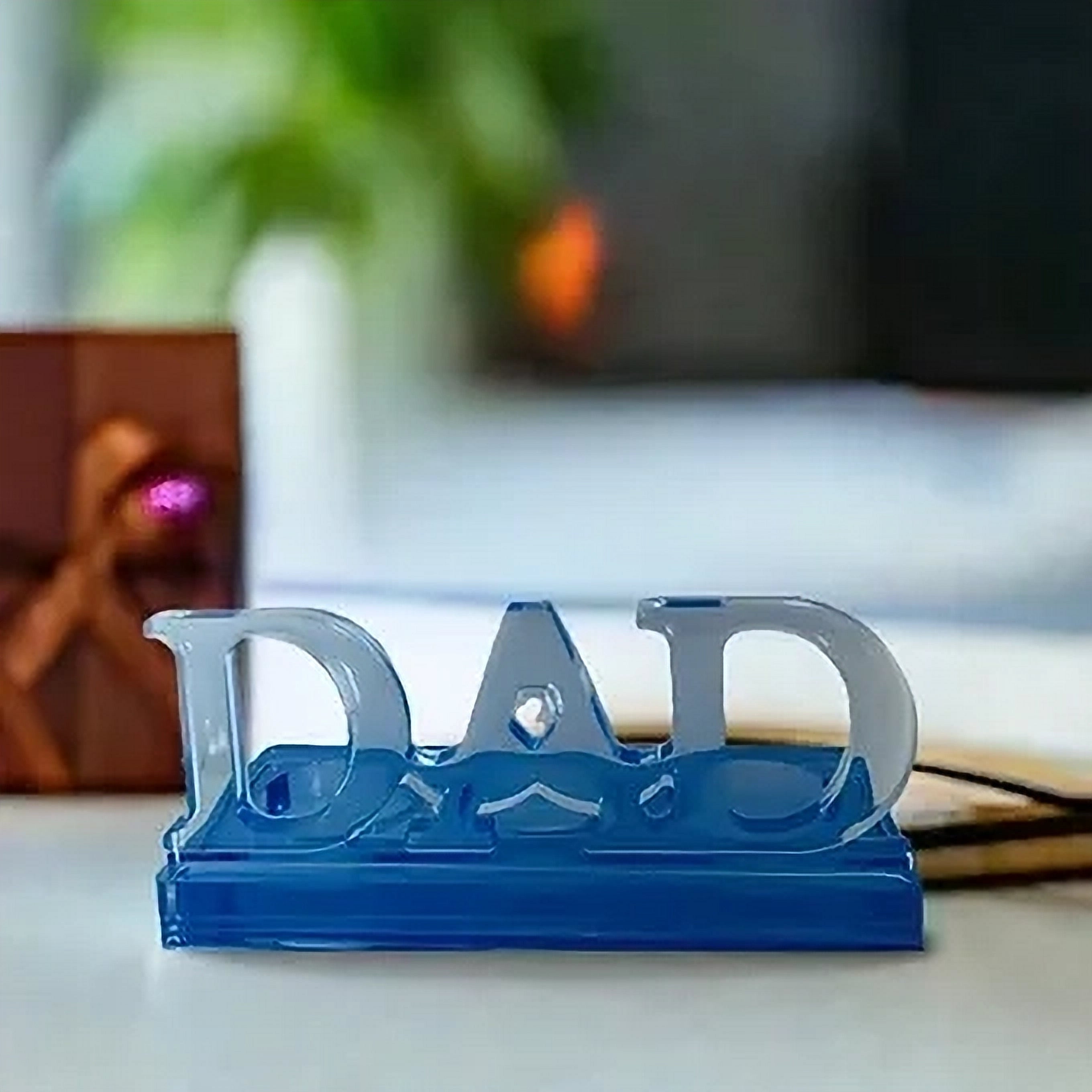 Blue Candleholder Dad Birthday Gift image 2