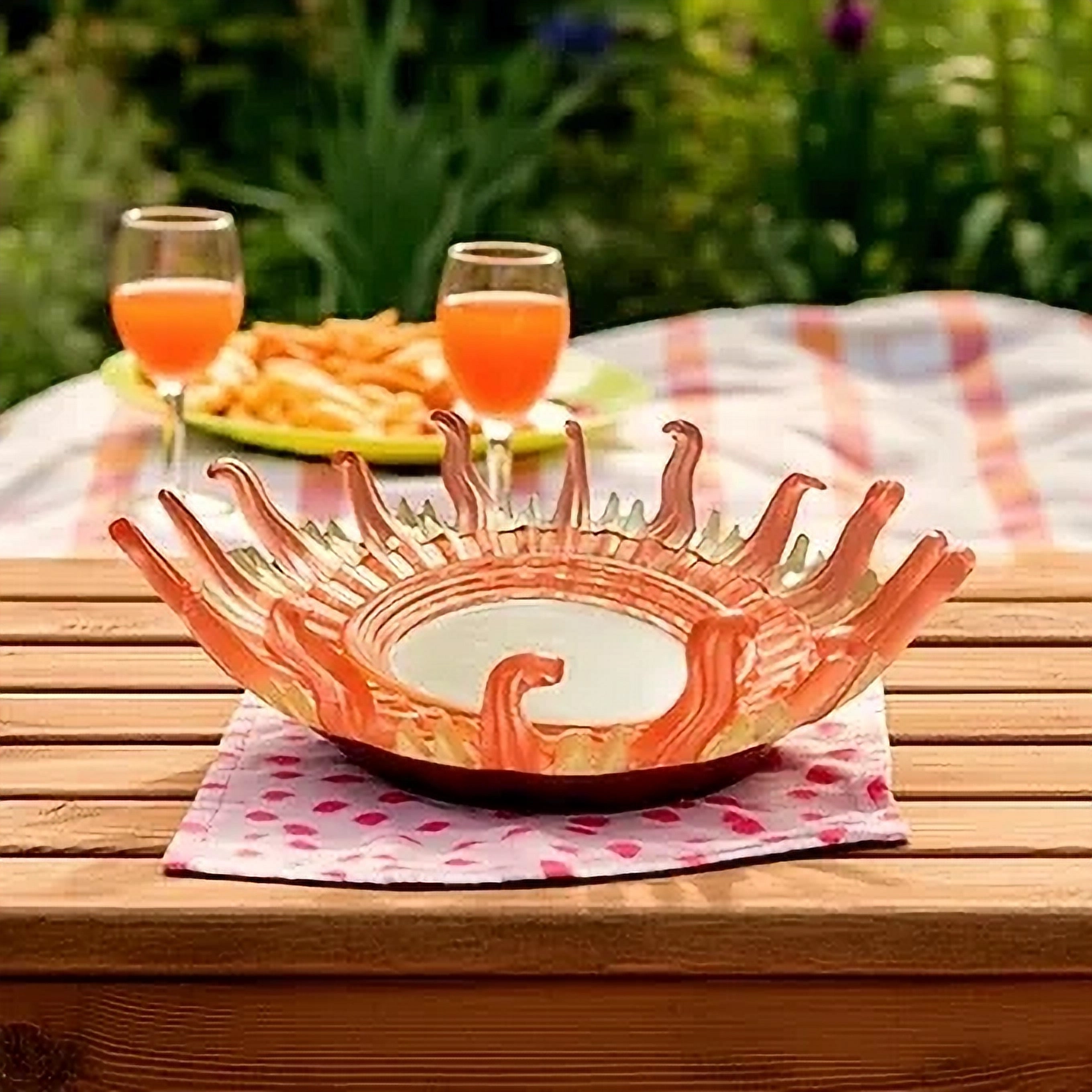 Sunburst Handmade Storage Bowl image 0