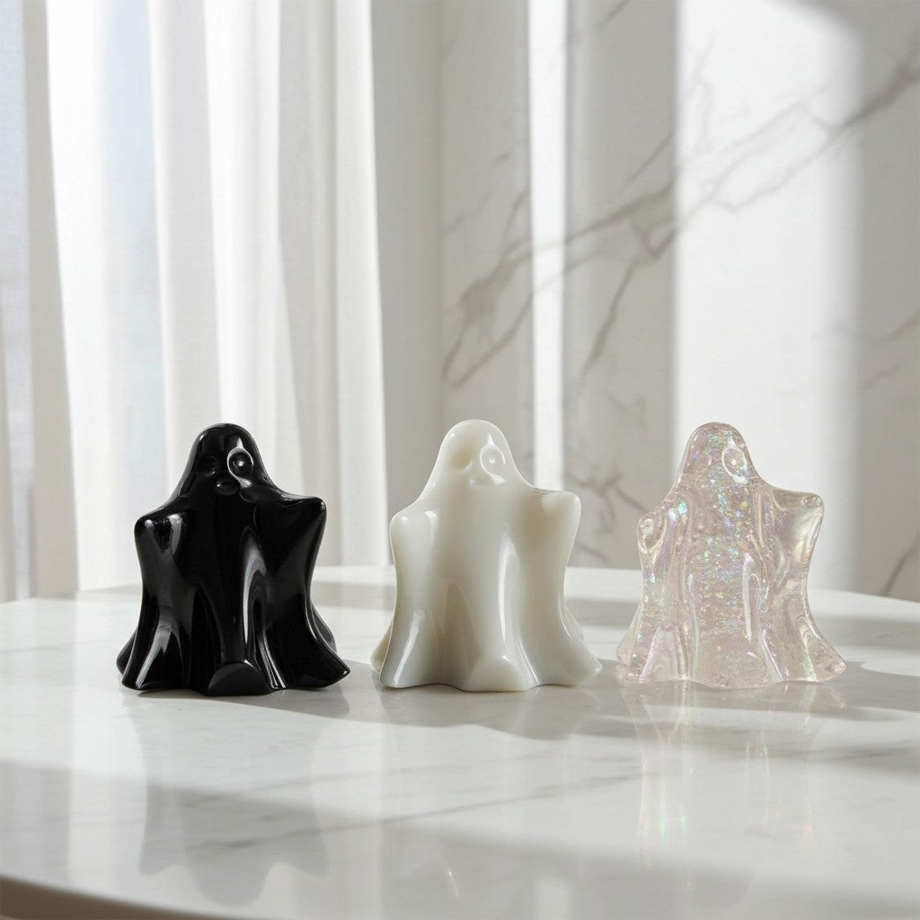 Handmade Resin Ghost Ornaments image 0