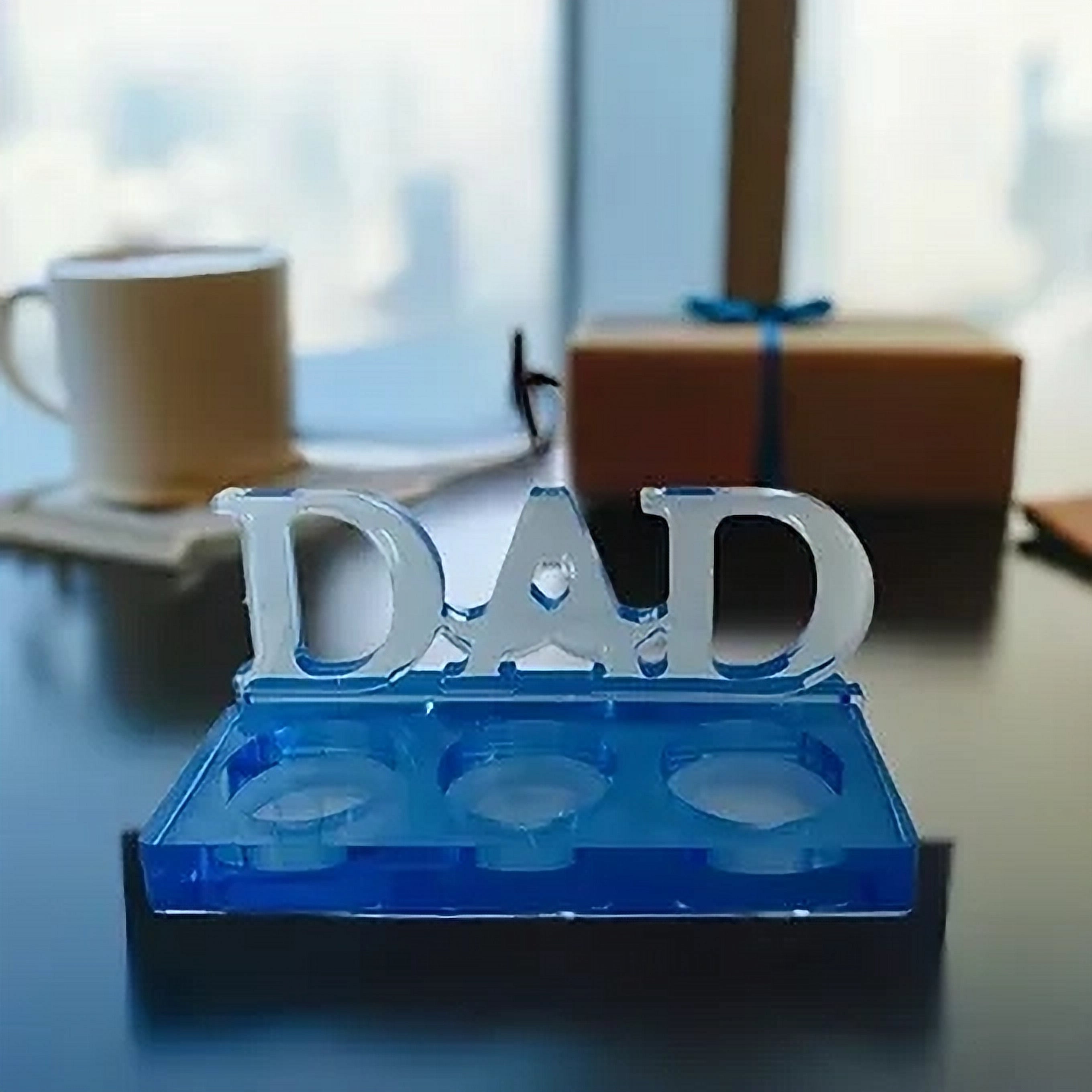 Blue Candleholder Dad Birthday Gift image 0