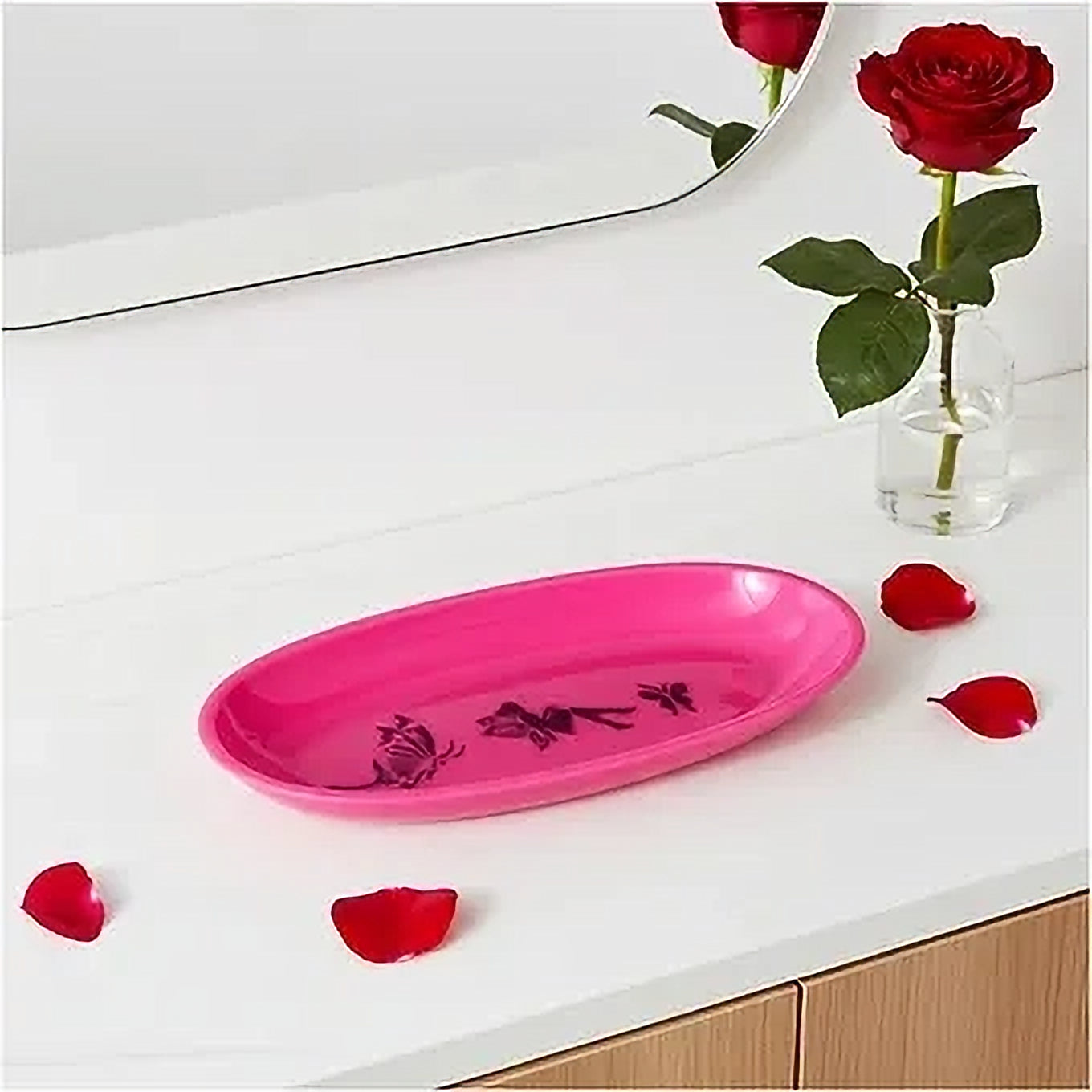 Neon Pink Butterfly Fairy Storage Dish image 0
