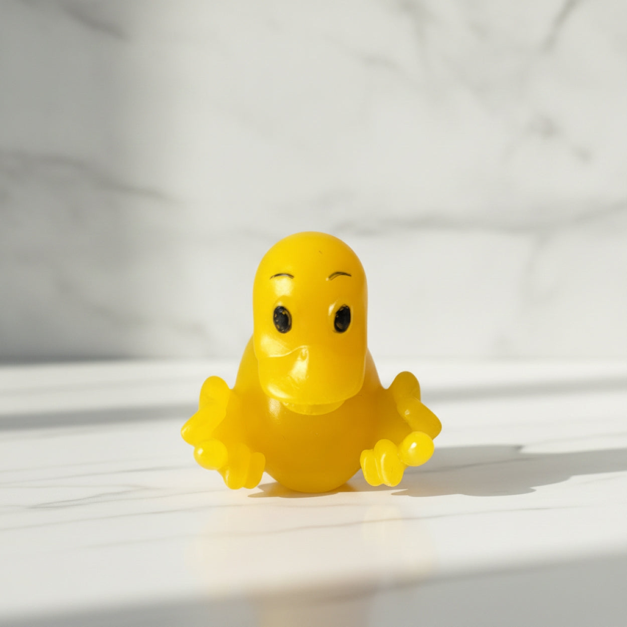 Handmade Funny Fingers Novelty Resin Duck Figurine