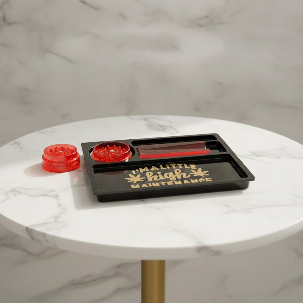 Handmade High Maintenance Resin Rolling Tray