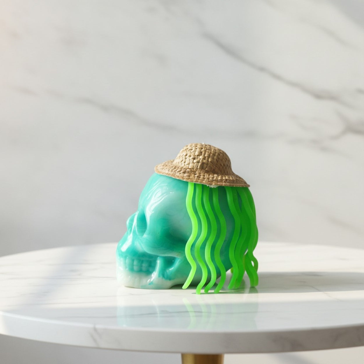 Handmade Resin Novelty Skull Ornament Sculpture Gifts