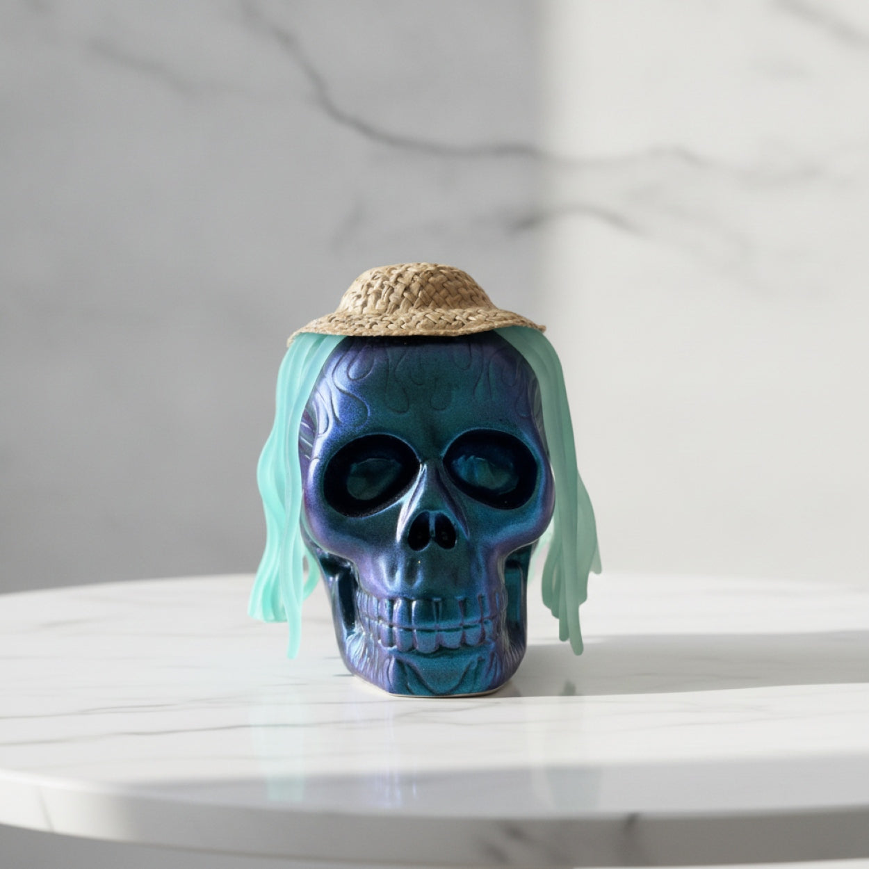 Handmade Resin Novelty Skull Ornament Sculpture Gifts