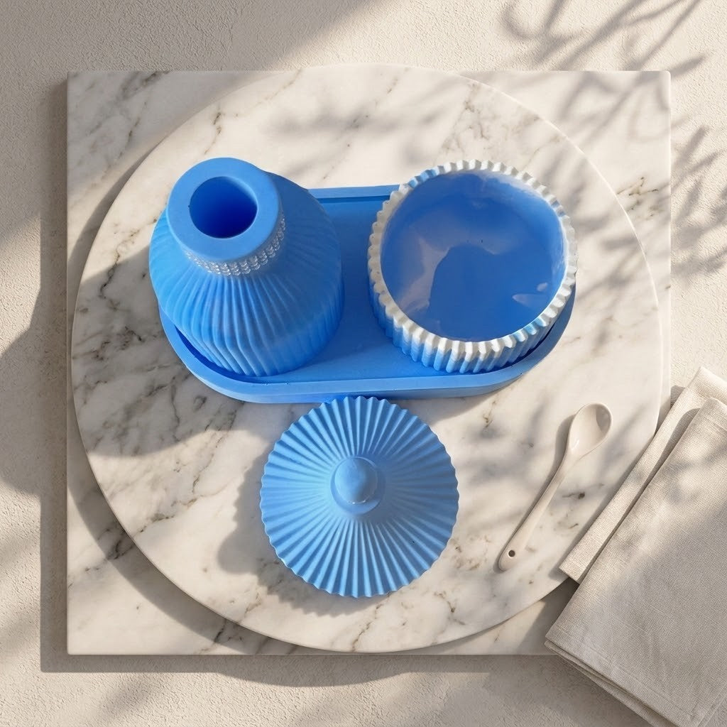 Handmade Vase and Trinket Box 
