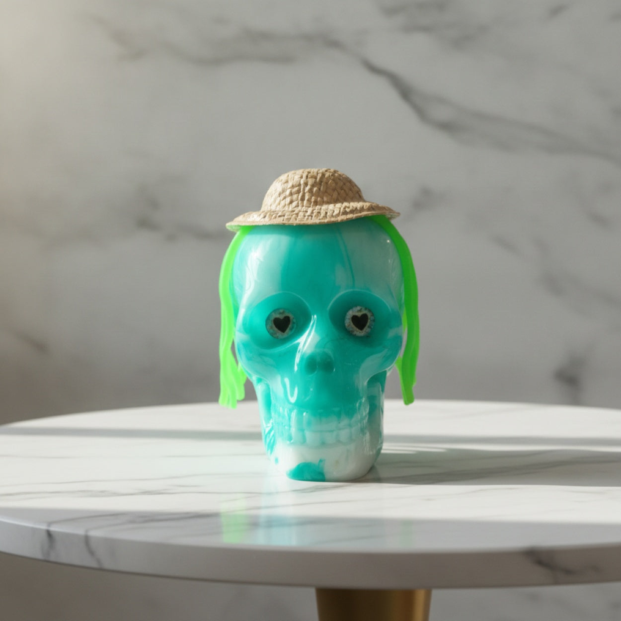 Handmade Resin Novelty Skull Ornament Sculpture Gifts