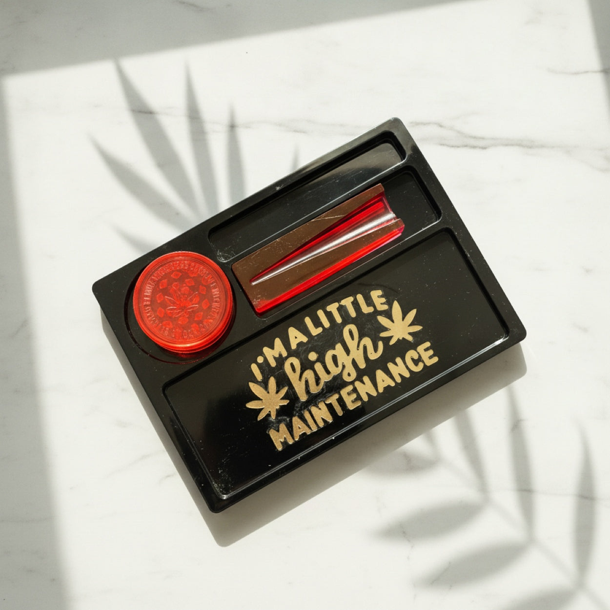 Handmade High Maintenance Resin Rolling Tray
