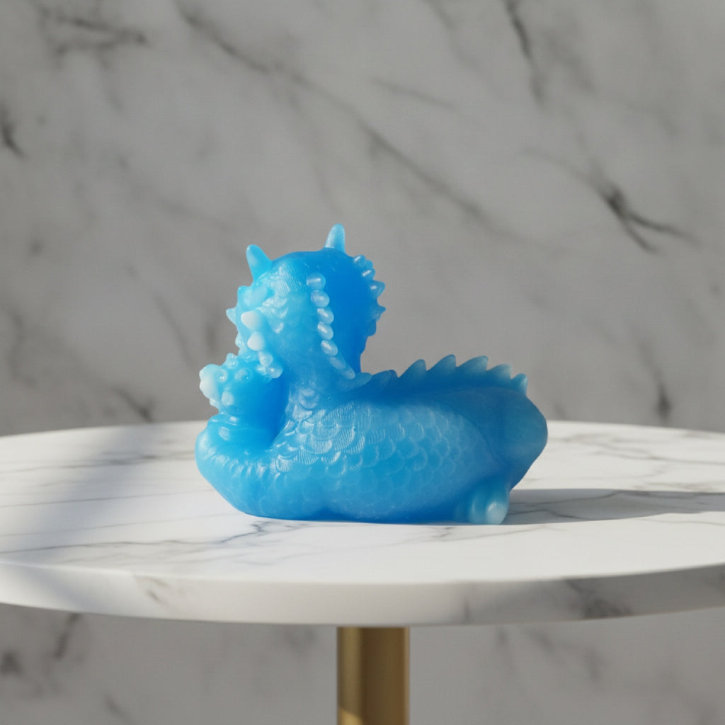 Handmade Dragon With Baby And Egg Figurine Resin Ornament Gift