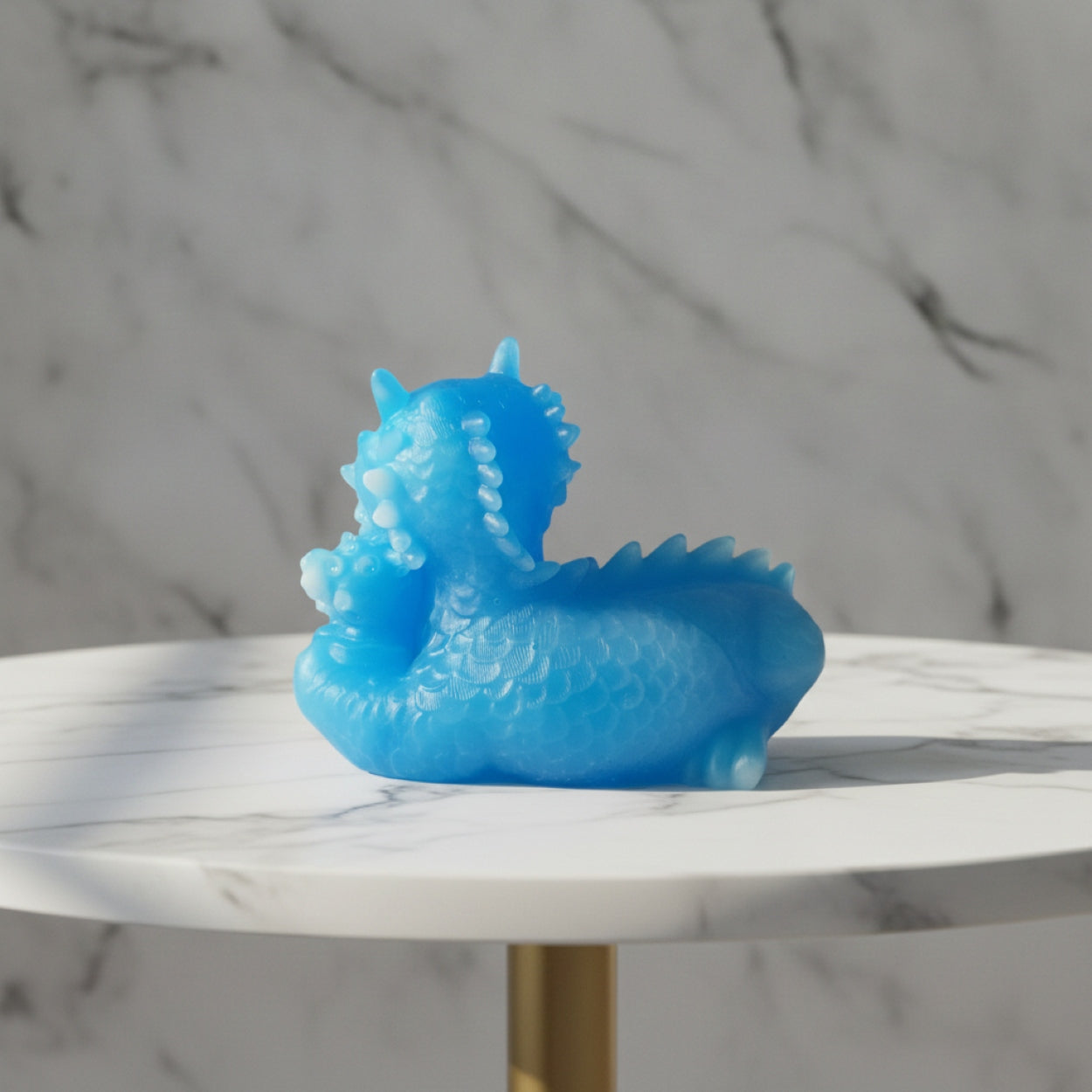 Handmade Dragon With Baby And Egg Figurine Resin Ornament Gift