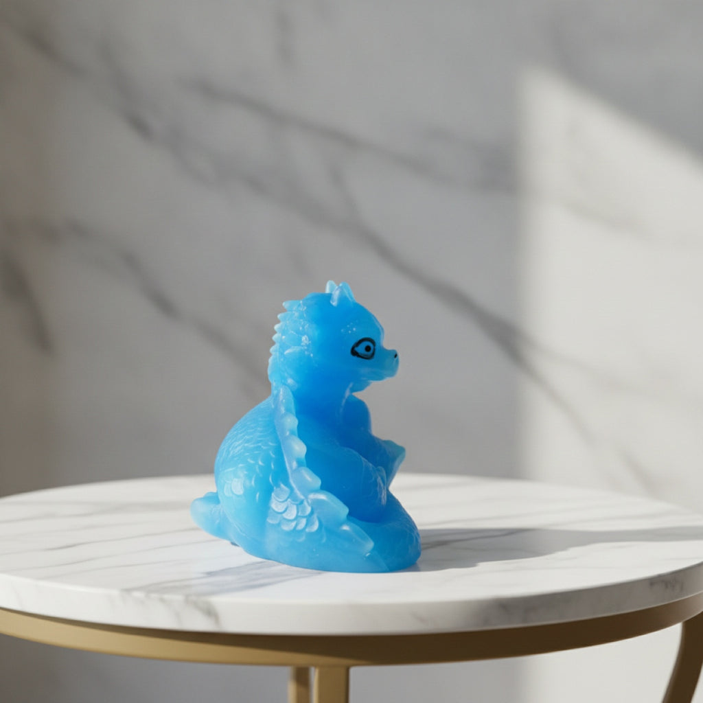 Handmade Dragon With Baby And Egg Figurine Resin Ornament Gift