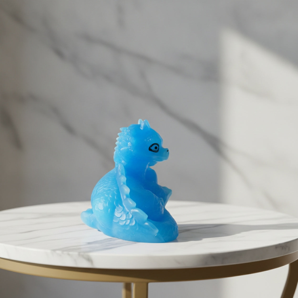 Handmade Dragon With Baby And Egg Figurine Resin Ornament Gift