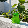 Handmade Novely Funny Finger Resin Frog Statue Ornaments