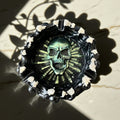 Handmade Gothic Skull Skeleton Storage Dish Ashtrays